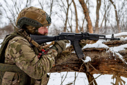 Russian assault units training in Lugansk People's Republic
