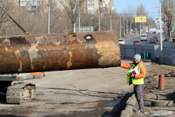 Ремонт моста в Макеевке