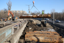 Ремонт моста в Макеевке