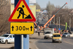 Ремонт моста в Макеевке