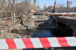 Ремонт моста в Макеевке