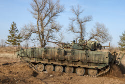 Russian assault teams undergo training in Lugansk People's Republic