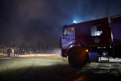 Пожар в пансионате в станице Благовещенская