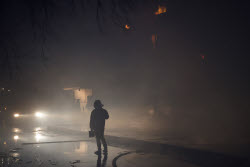 Пожар в пансионате в станице Благовещенская