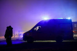Пожар в пансионате в станице Благовещенская