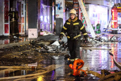 Пожар на центральном рынке в Симферополе