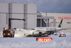 Delta Air Lines plane crashes while landing at Toronto Airport