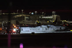 Delta Air Lines plane crashes at Toronto Pearson Airport