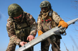 Supercam recon drone crew in Kherson Region, Russia