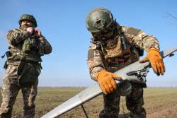 Supercam recon drone crew in Kherson Region, Russia