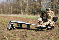 Supercam recon drone crew in Kherson Region, Russia