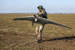 Supercam recon drone crew in Kherson Region, Russia
