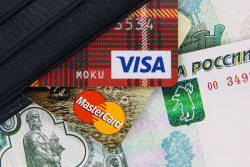 Visa and Mastercard cards