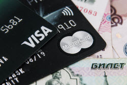 Visa and Mastercard cards