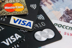Visa and Mastercard cards