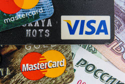 Visa and Mastercard cards