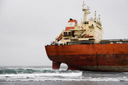 Chinese cargo ship ran aground off Sakhalin coast