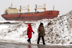 Chinese cargo ship ran aground off Sakhalin coast