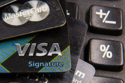 Visa and Mastercard cards
