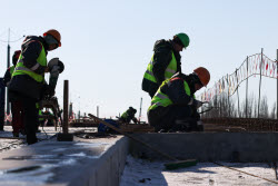 Repair and refurbishment work in Lugansk
