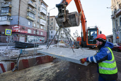 Repair and refurbishment work in Lugansk