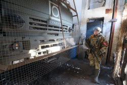 (+VIDEO) Russian Army's 12th separate engineer brigade deployed in Donetsk People's Republic
