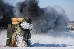 Combat training of Russian Army assault units in Lugansk People's Republic