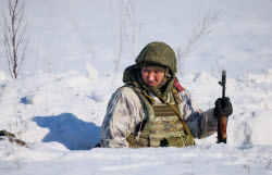 Combat training of Russian Army assault units in Lugansk People's Republic