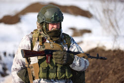 Combat training of Russian Army assault units in Lugansk People's Republic