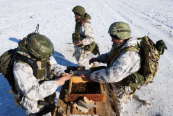 Combat training of Russian Army assault units in Lugansk People's Republic