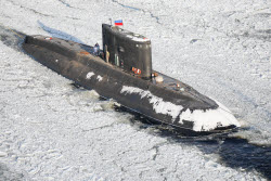 Yakutsk diesel-electric submarine in St Petersburg