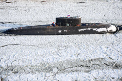 Yakutsk diesel-electric submarine in St Petersburg