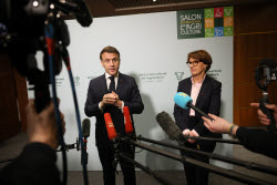Opening of the annual agricultural fair in Paris