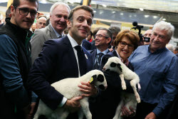 Opening of the annual agricultural fair in Paris