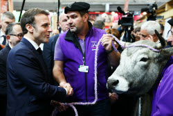 Opening of the annual agricultural fair in Paris