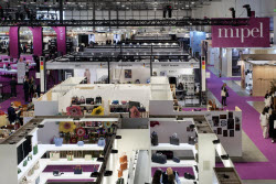 Second day at Mipel, the international leather goods and fashion accessories fair.