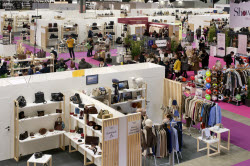 Second day at Mipel, the international leather goods and fashion accessories fair.