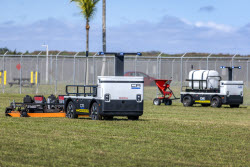 Autonomous work vehicles make US debut at Homestead Airport