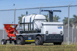 Autonomous work vehicles make US debut at Homestead Airport