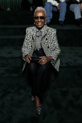 Bethann Hardison attends GUCCI Autumn-Winter 2025 runway during Milan Fashion Week on February 2025 - Milan, Italy 25/02/2025