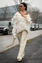 Street Style at Milan Fashion Week 2025 - Gucci in Milan - 25 Feb 2025