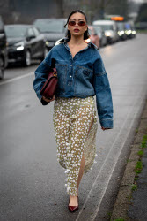 Street Style at Milan Fashion Week 2025 - Gucci in Milan - 25 Feb 2025