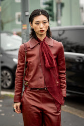 Street Style at Milan Fashion Week 2025 - Gucci in Milan - 25 Feb 2025