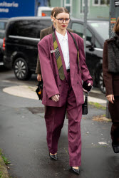Street Style at Milan Fashion Week 2025 - Gucci in Milan - 25 Feb 2025