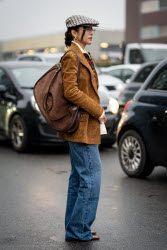 Street Style at Milan Fashion Week 2025 - Gucci in Milan - 25 Feb 2025
