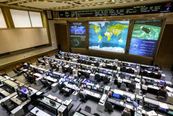 Broadcast of Progress MS-30 cargo spacecraft launch to ISS