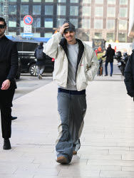 MFW - Romeo Beckham at Palazzo Parigi