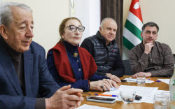 Representatives of Russia's and Abkhazia's civic chambers meet in Abkhazia