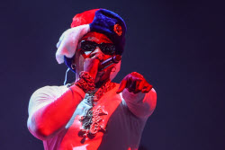 American rapper DaBaby gives concert in Moscow