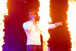 American rapper DaBaby gives concert in Moscow